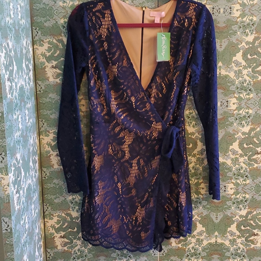 NEW!! Lily Pulitzer allover lace romper dress